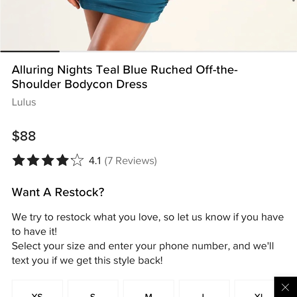 Lulus Alluring Nights Off-Shoulder Teal Dress - Picture 2 of 4